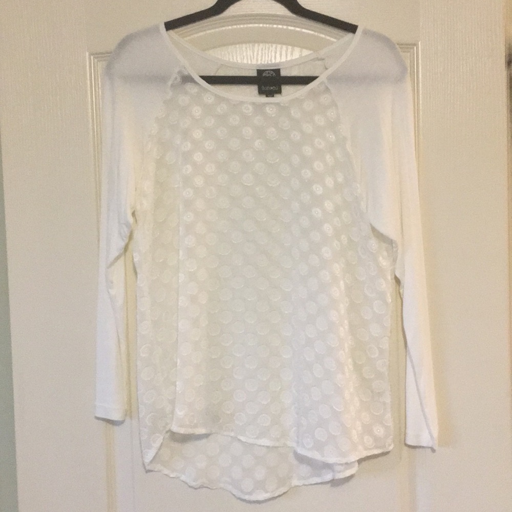Cream top by Bobeau from Nordstrom